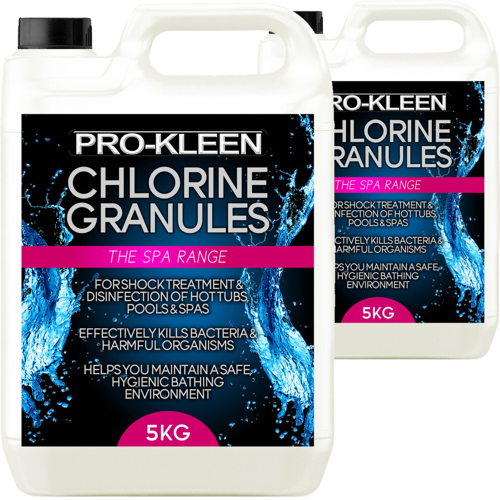 (2 x 5KG) ProKleen Stabilised Chlorine Granules