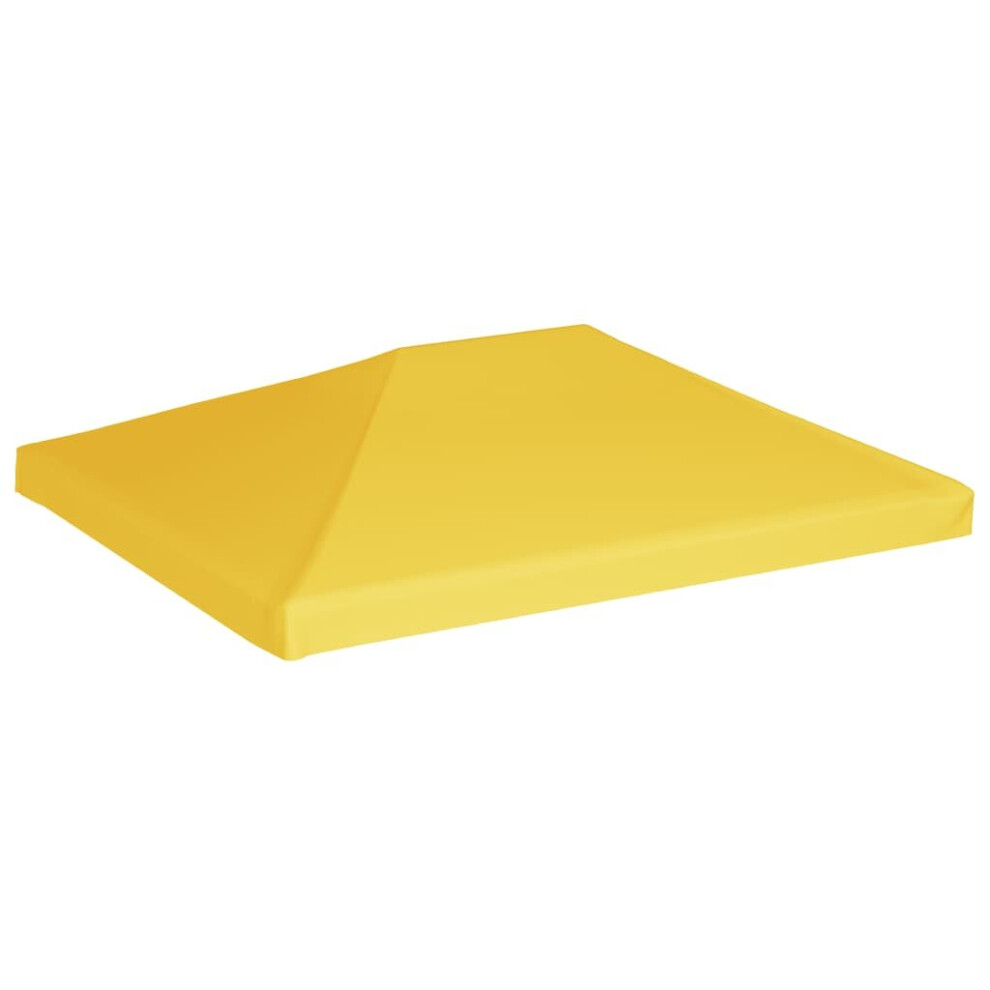 Vidaxl Gazebo Top Cover 270 G/M² 4X3 M Yellow Garden Replacement Canopy Roof