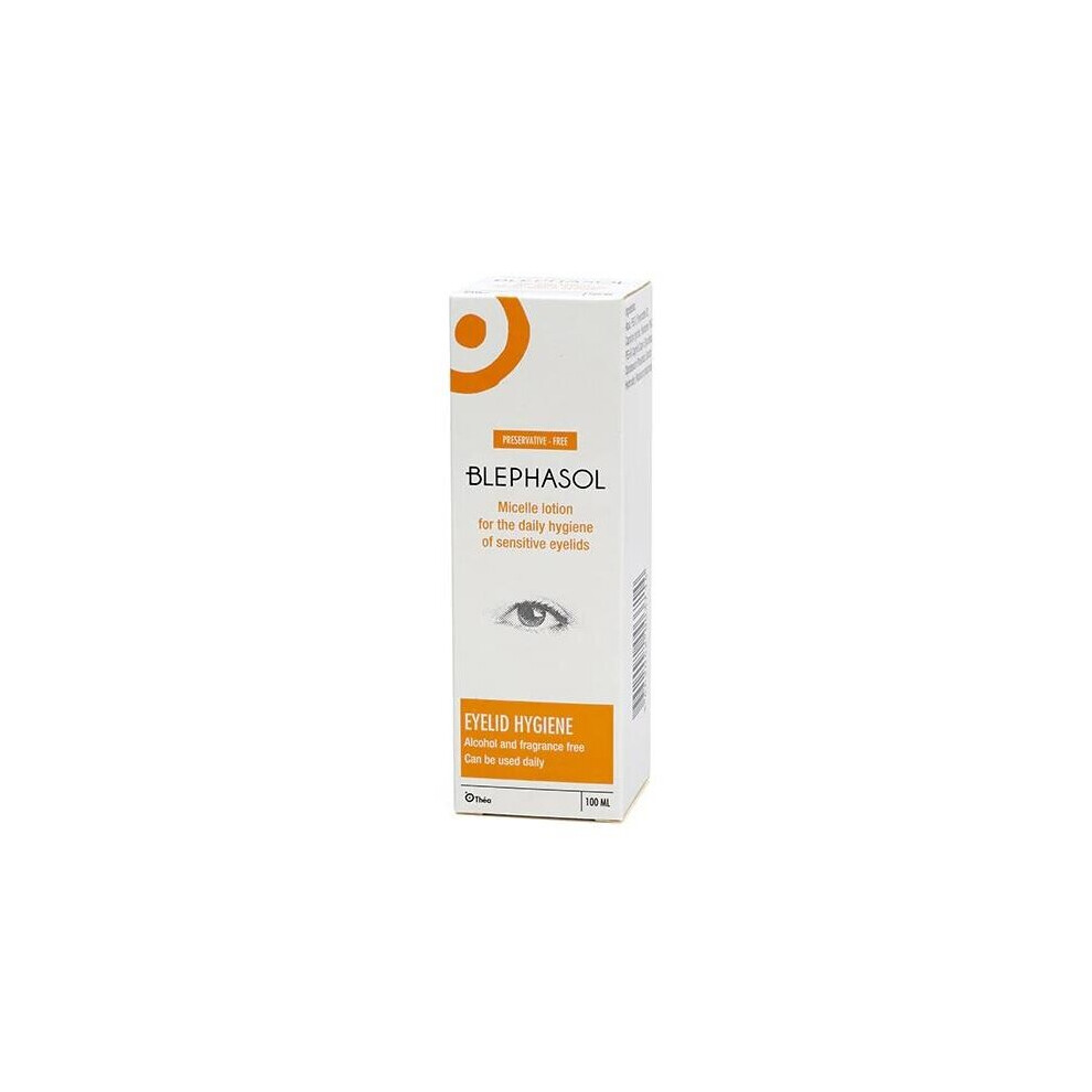 Blephasol Micelle Lotion 100Ml - Fragrance-Free, Gentle Eyelids And Lashes Cleanser For Sensitive Eyes And Contact Lens Wearers