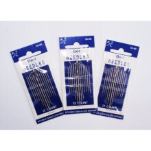A Pack of Assorted Hand Sewing Needles, Multi Sizes Pack of 12