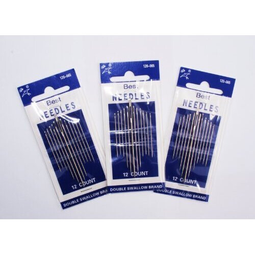 A Pack of Assorted Hand Sewing Needles, Multi Sizes Pack of 12