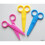 YS-4102 Childrens Assorted Colours Safety Plastic Scissors x 2 2