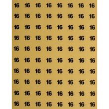 Size 16 Round Stickers, Garments, Hanger- 1.3cm Diameter, 10 Sheets 126 Stickers/Sheet - Clear