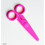 YS-4102 Childrens Assorted Colours Safety Plastic Scissors x 2 1
