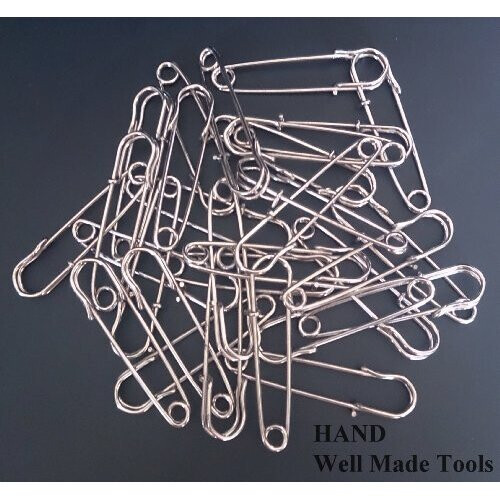 HAND Pack of 30 Silver Kilt Pins  53mm 2"