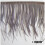 Ostrich Feather Fringe 4W, 3metres Gun Grey 1