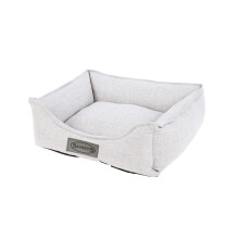 (Light Grey, Medium) Scruffs Bed Denim Pet Supply Dog Nest House Puppy Multi Colours Multi Sizes