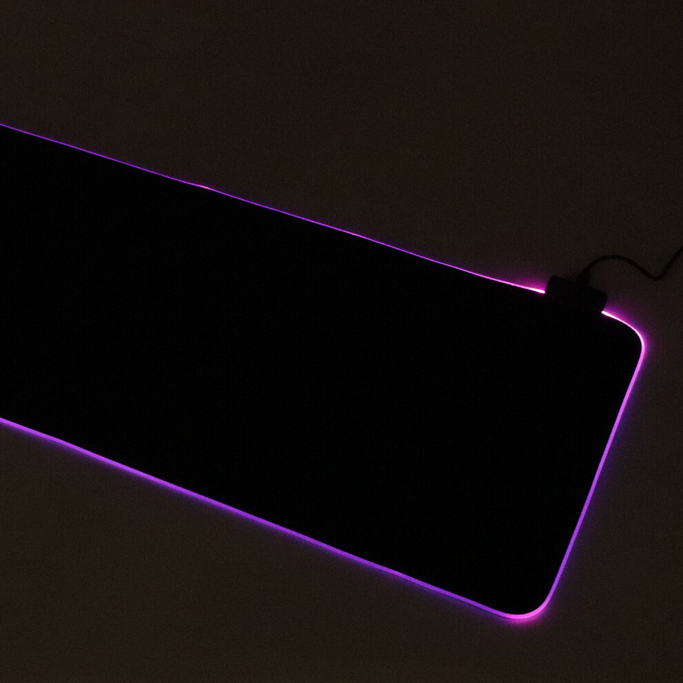 Large RGB Colorful LED Lighting Gaming Mouse Pad Mat 80 X 30CM