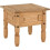 Seconique Corona Pin Lamp Table Distressed Waxed Pine With Metal Studs 1