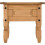 Seconique Corona Pin Lamp Table Distressed Waxed Pine With Metal Studs 2
