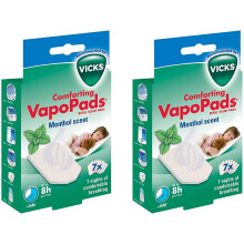 Vicks Comforting Soothing Menthol VapoPads Pack of 7 - VH7 Vicks x 2