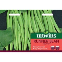 Unwins Grow Your Own At Home Tasty Vegetable - Runner Bean Equator
