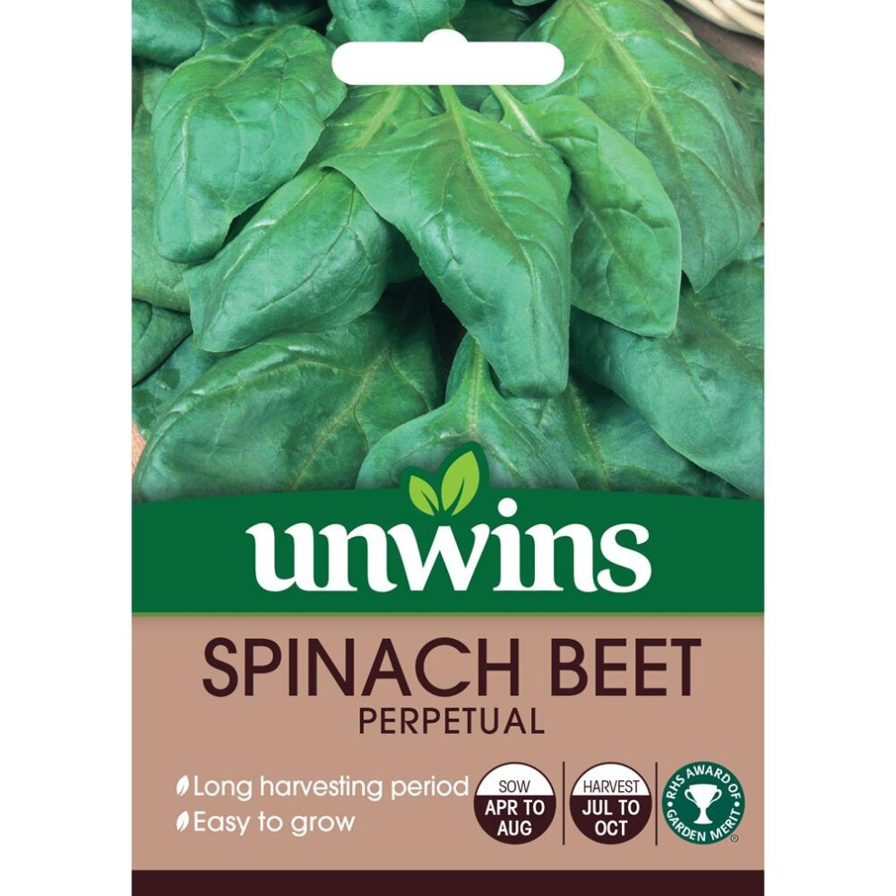 Unwins Grow Your Own At Home Tasty Vegetable - Spinach Beet Perpetual