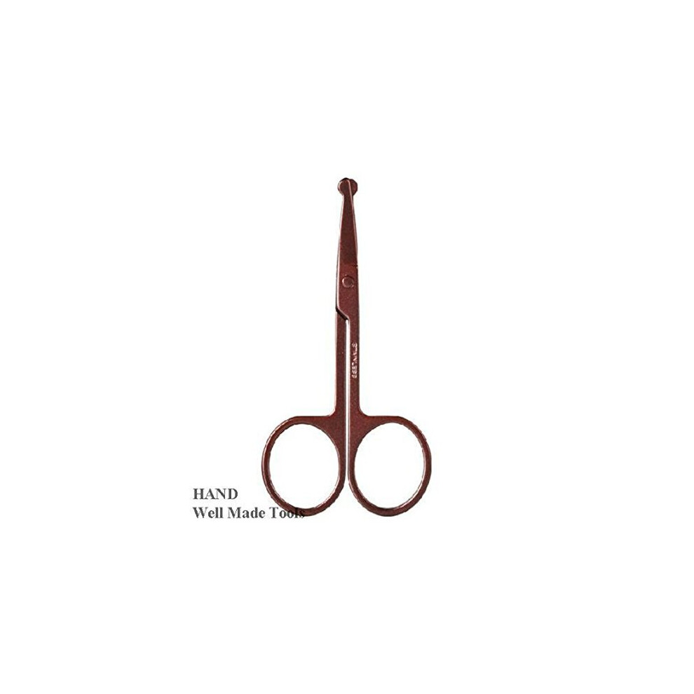 Safe Round Head Ear & Nose, Facial Hair Scissor- Buy 1 Get 1 Free Offer