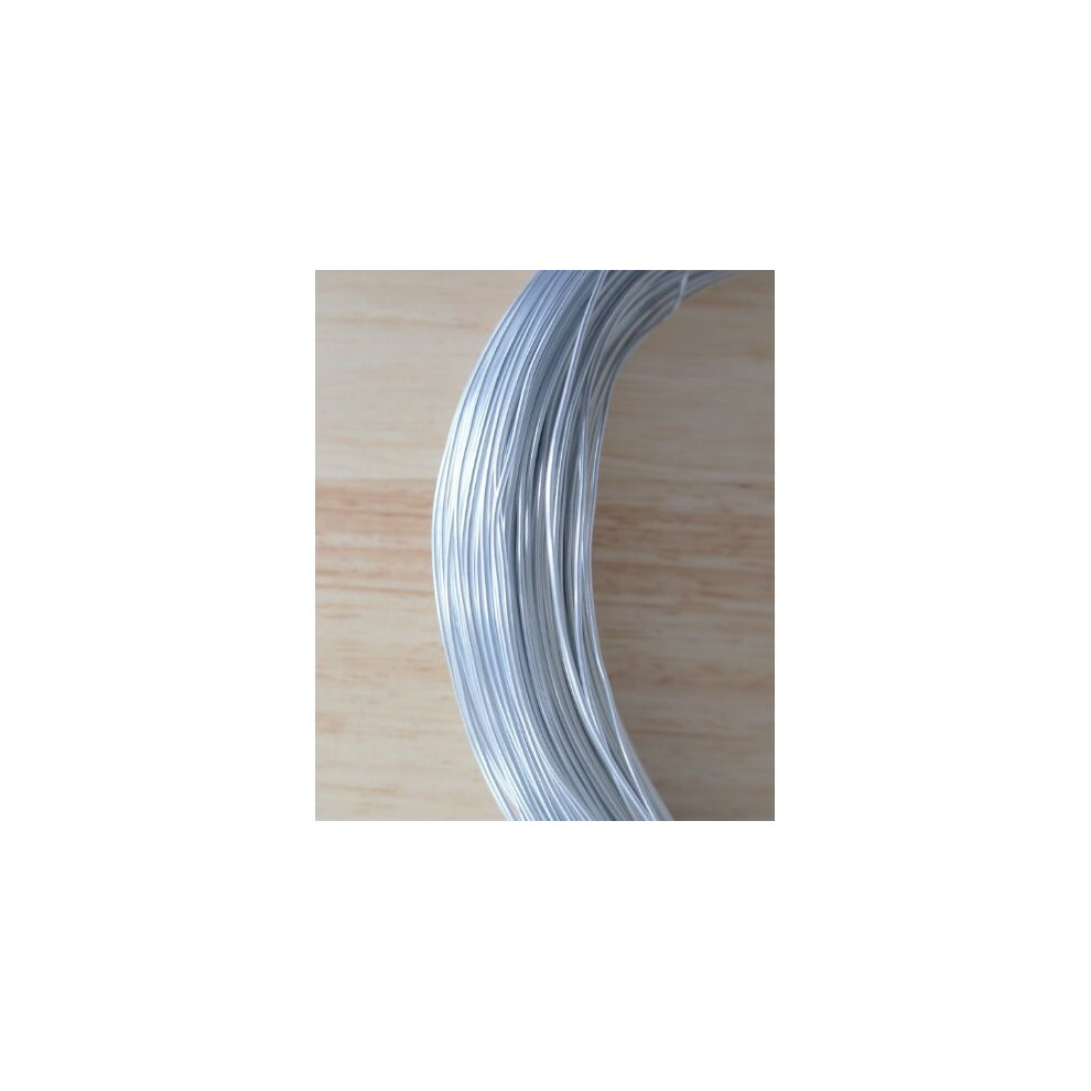 Finger Friendly Toner Plastic Coated Craft Wire 1.2Mm 10 Metres, Icy Silver 5060299304451