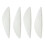 HAND Shoulder Pads White Narrow 7.5cm Width - 2 Pairs 4