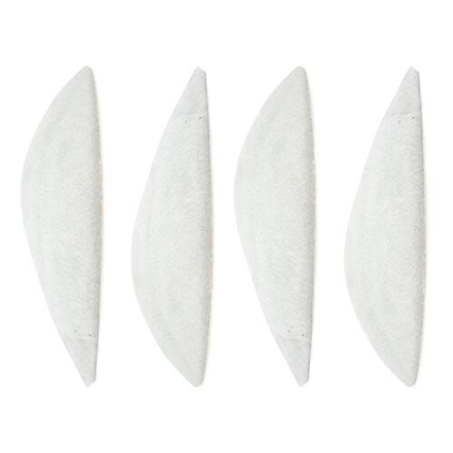 HAND Shoulder Pads White Narrow 7.5cm Width - 2 Pairs 1