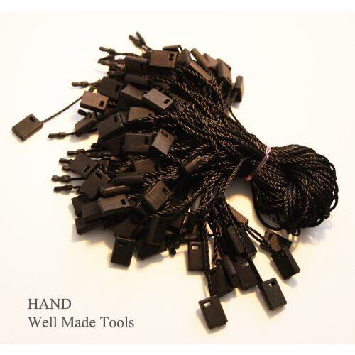 Premium Quality String& Lock Easy and Fast to Attach Hang Tag, Nylon String Snap Lock 1000pcs