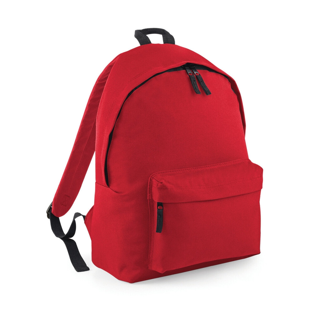 (Classic red) BagBase Orginal Fashion 18L Sports School Work Travel Gym Backpack Rucksack Bag