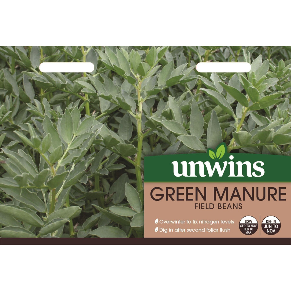 Unwins Grow Your Own At Home Vegetable Seeds Green Manure Field Beans