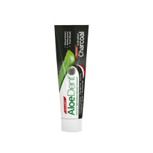 Aloe Dent Activated Charcoal Aloe Vera Gel Toothpaste Fluoride Free 100ml