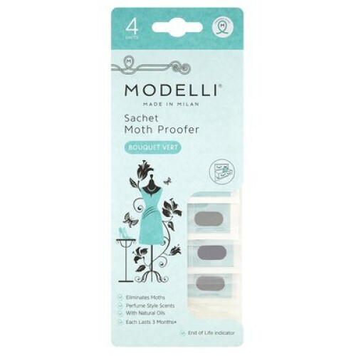 Modelli Sachet Moth Proofer - Bouquet Vert