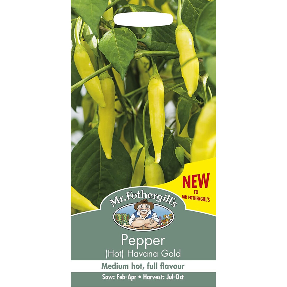Mr Fothergill's - Vegetable -Pepper (Hot) Havana - 10 Seed Gold