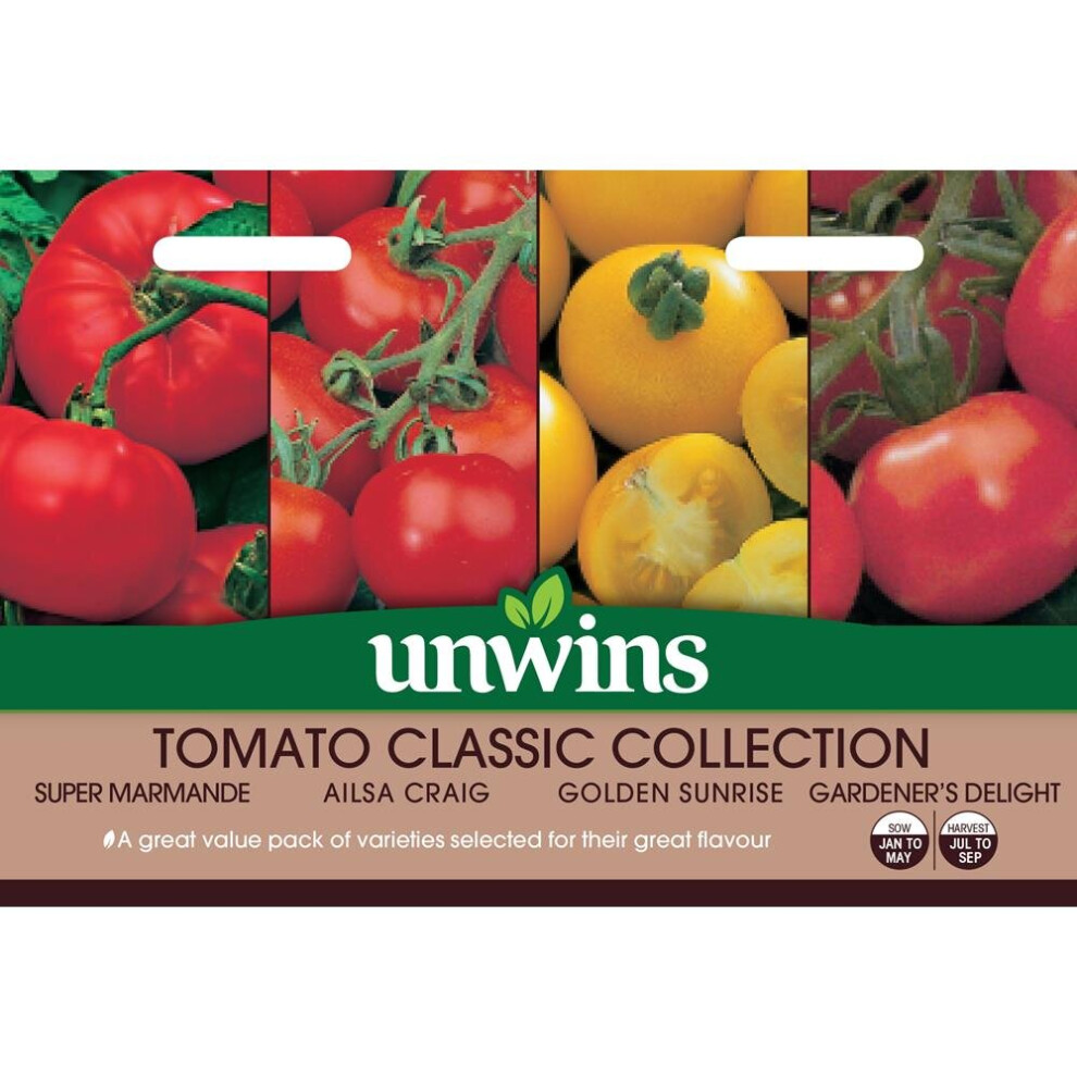 Unwins Great Flavoured Tomato Classic Collection Vegetable Seeds