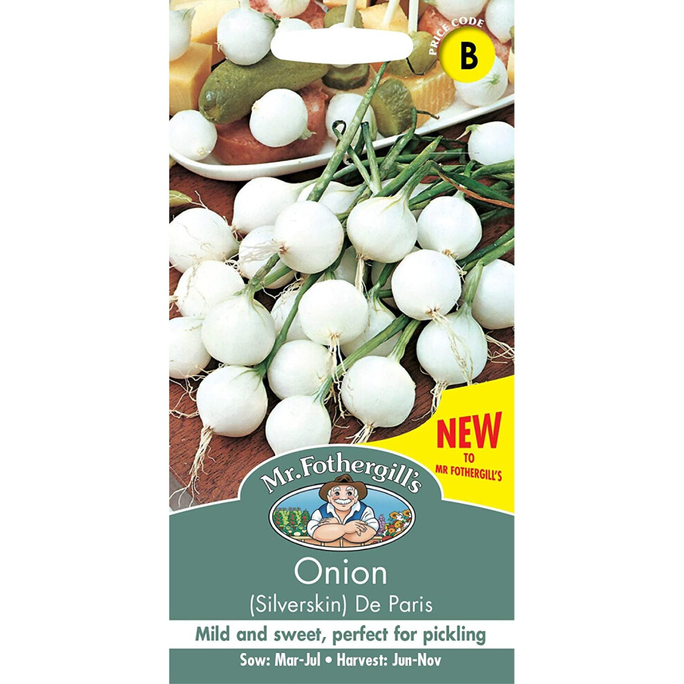 Mr Fothergill's - Vegetable - Onion De Paris (Silverskin) - 250 Seed