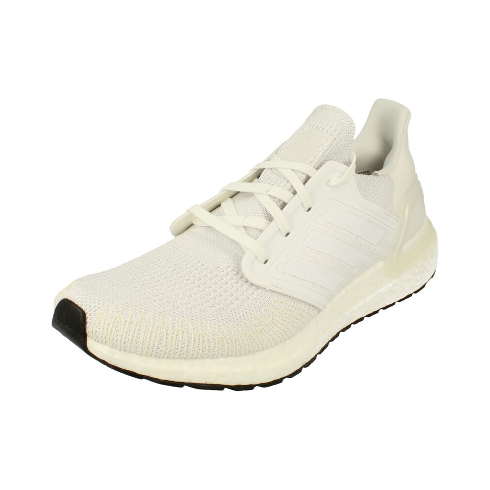 Adidas Ultraboost 20 Mens Running Trainers Sneakers (uk 8 us 8.5 eu 42, white black EF1042)