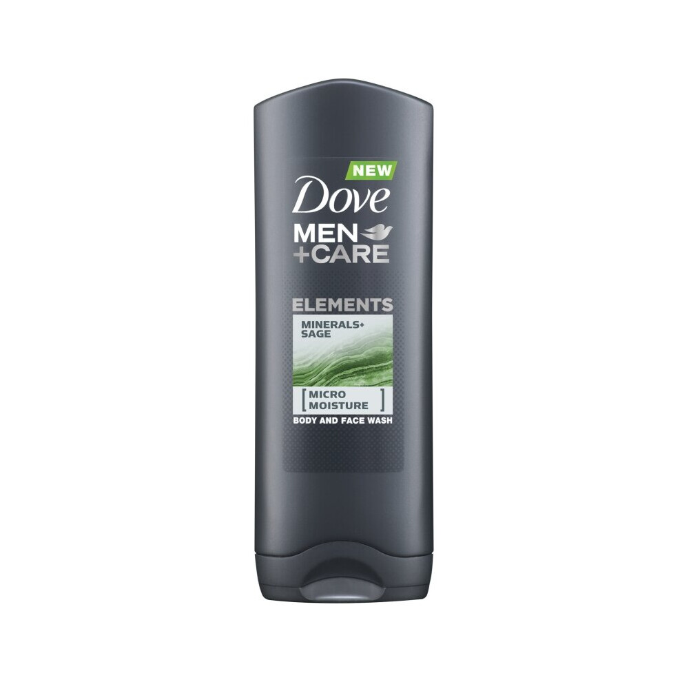 Dove Men +Care Elements Minerals & Sage Body & Face Wash - 250ml