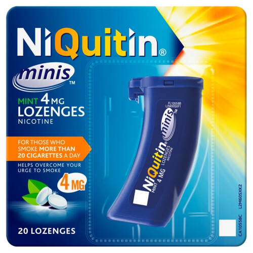 NiQuitin NiQuitin Minis Mint 4mg Lozenges  - 20 Lozenges