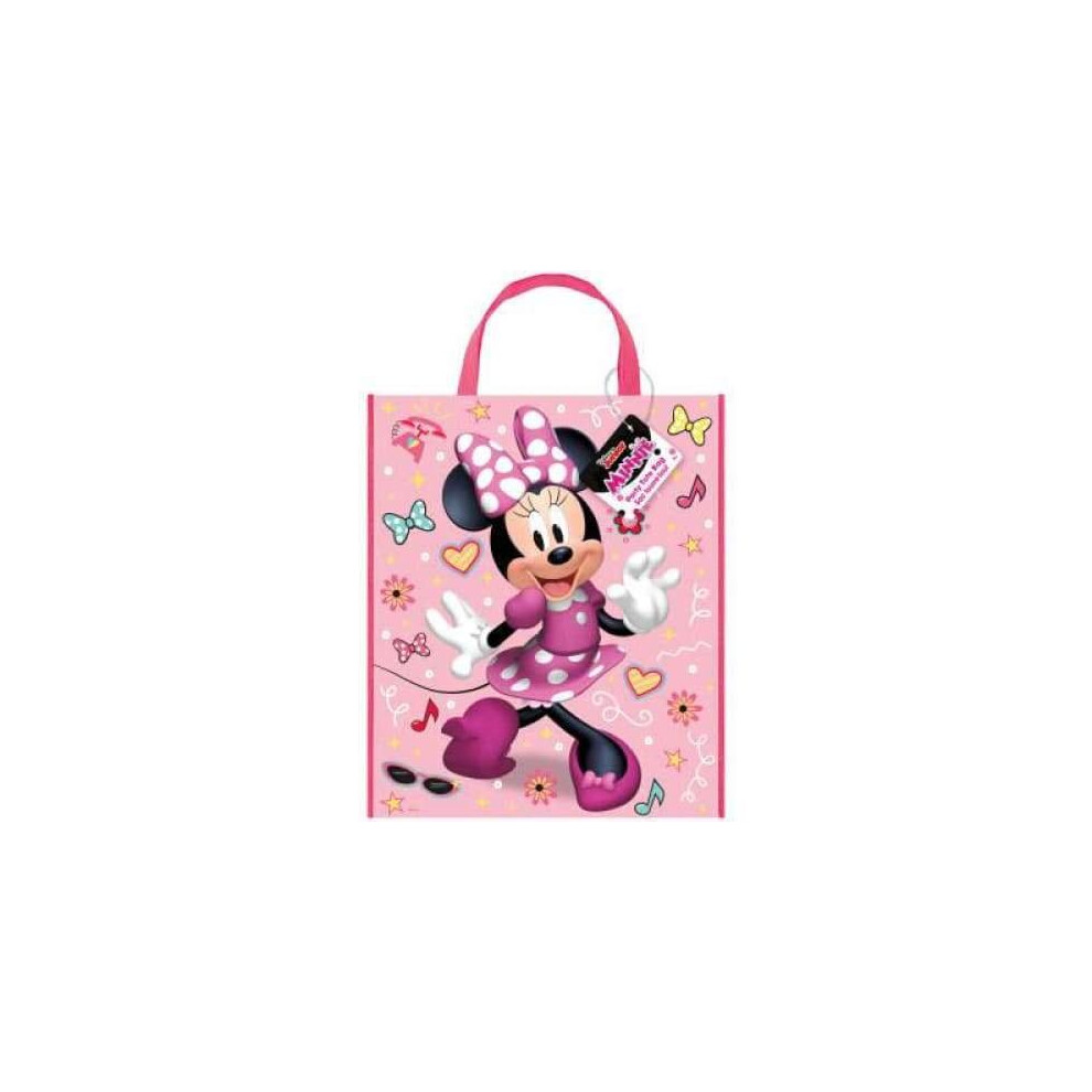 Sac Fourre-Tout En Plastique Disney Minnie Mouse | 13 """" X 11 """" | 1 Pc-image