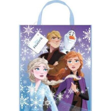 Large Plastic Party Tote Bag 13" x 11" - DISNEY FROZEN 2