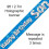 9ft Holographic Blue Banner - Happy Birthday Son 2
