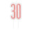 Rose Gold Glitz Number Age 30/30th Birthday Candle 2
