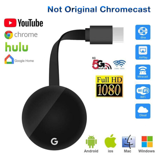 Chromecast 4rd Generation Digital HDMI Media Video Streamer Player WiFi 1