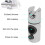 Chrome Shower Kit Twin Head Square Shower Kit Fixed Shower 3