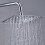 Chrome Shower Kit Twin Head Square Shower Kit Fixed Shower 4
