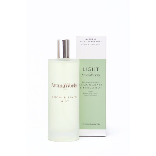 AromaWorks Aromaworks Light Range Lemongrass & Bergamot Room Mist