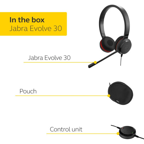 Jabra Jabra Evolve 30 II Stereo UC-Professional Unified Communicaton Headset 1