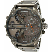 Diesel Mr. Daddy 2.0 DZ7315 Chronograph Watch - Gunmetal Steel, 65.5mm Case, Analog, Date, 30m Water Resistant