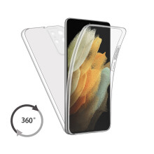 Case For Samsung Galaxy S21 Ultra 5G Full 360 Protection Transparent Cover