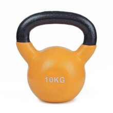 Vinyl Coated Cast Iron Kettlebell - 1 x 10kg - Minor Scratches