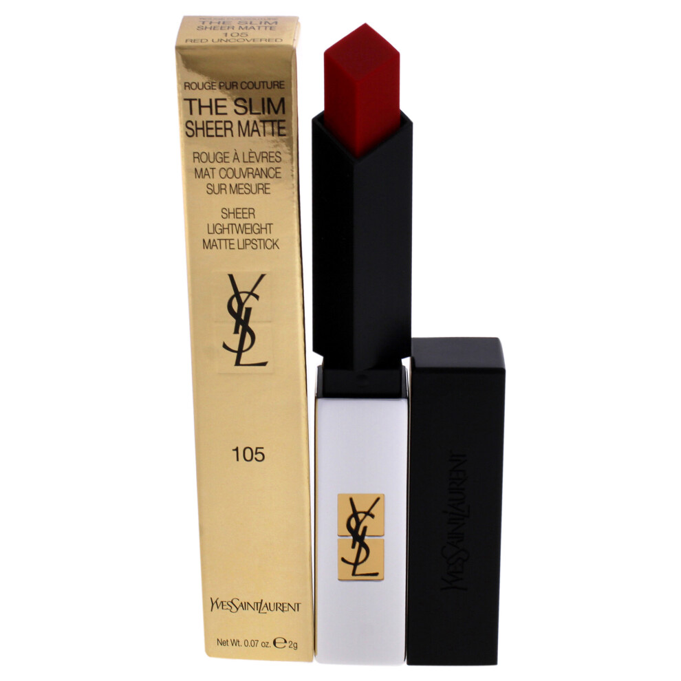 YSL The Slim Sheer Matte Lipstick 105 Red Uncovered