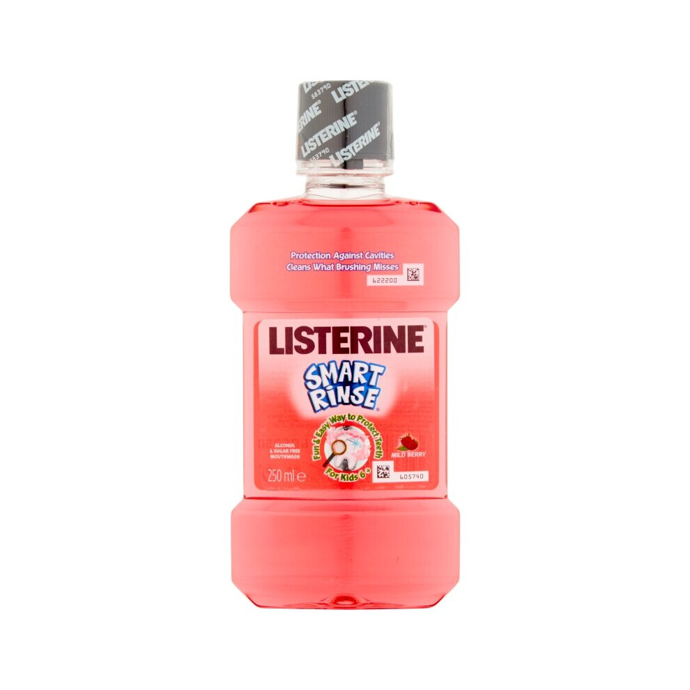 Listerine Smart Rinse For Kids 6+ Mild Berry - 250ml