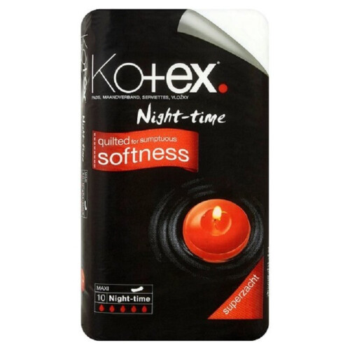Kotex Maxi Night Time  - 10 Pads