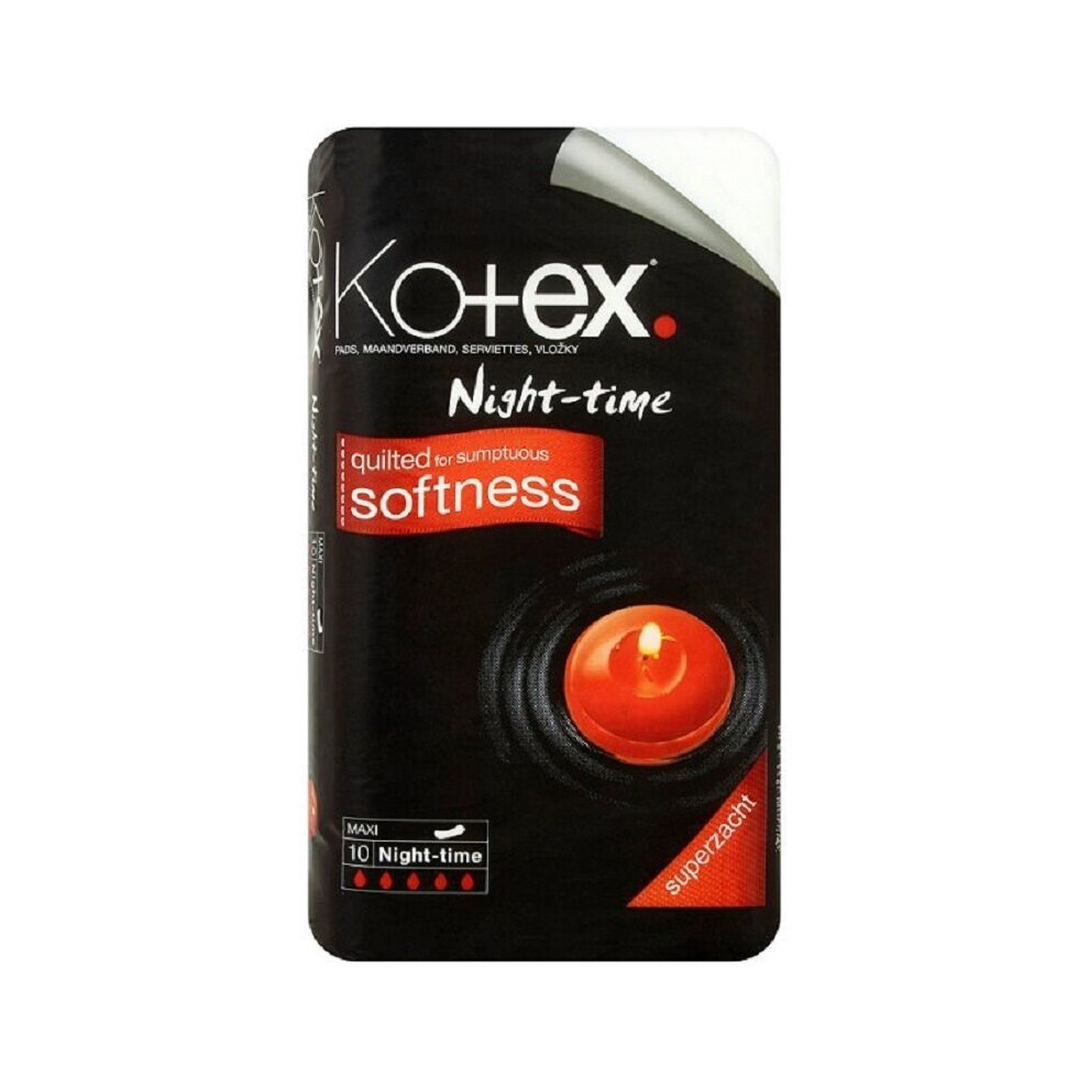 Kotex Maxi Night Time - Pads Size 10