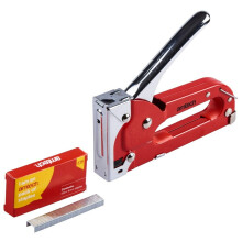 Staple Gun (Heavy Duty) 4-8mm Includes 500 Staples (Amtech)
