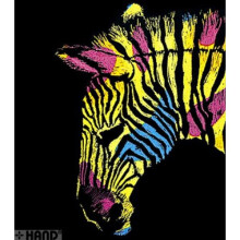 HAND Scratch Art Paper, MultiColour 10-Sheets